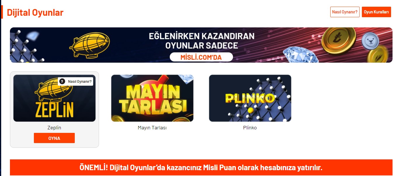 Misli Zeplin Oyunu